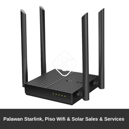 TP-Link AC1200 C64 Dual-Band Gigabit Wi-Fi Router, 4×Gbps LAN Ports