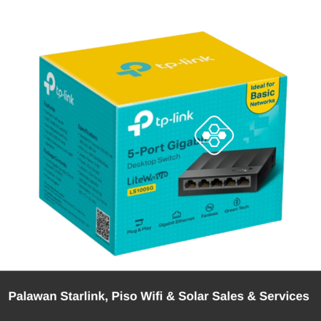 TP-LINK LS1005G 5 PORT GIGABIT SWITCH